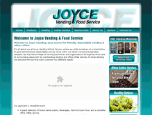 Tablet Screenshot of joycevend.com